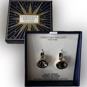✨New in Box✨ Christian Siriano: Glass Stone Earrings